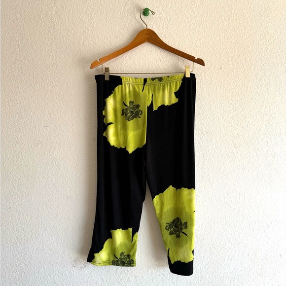 Jostar Floral Slinky Stretch Set Tank Top And Capri Pants XL - Picture 6 of 10